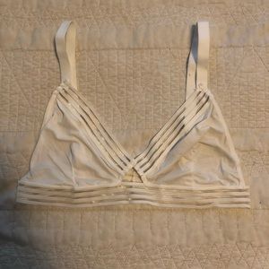 White striped bralette